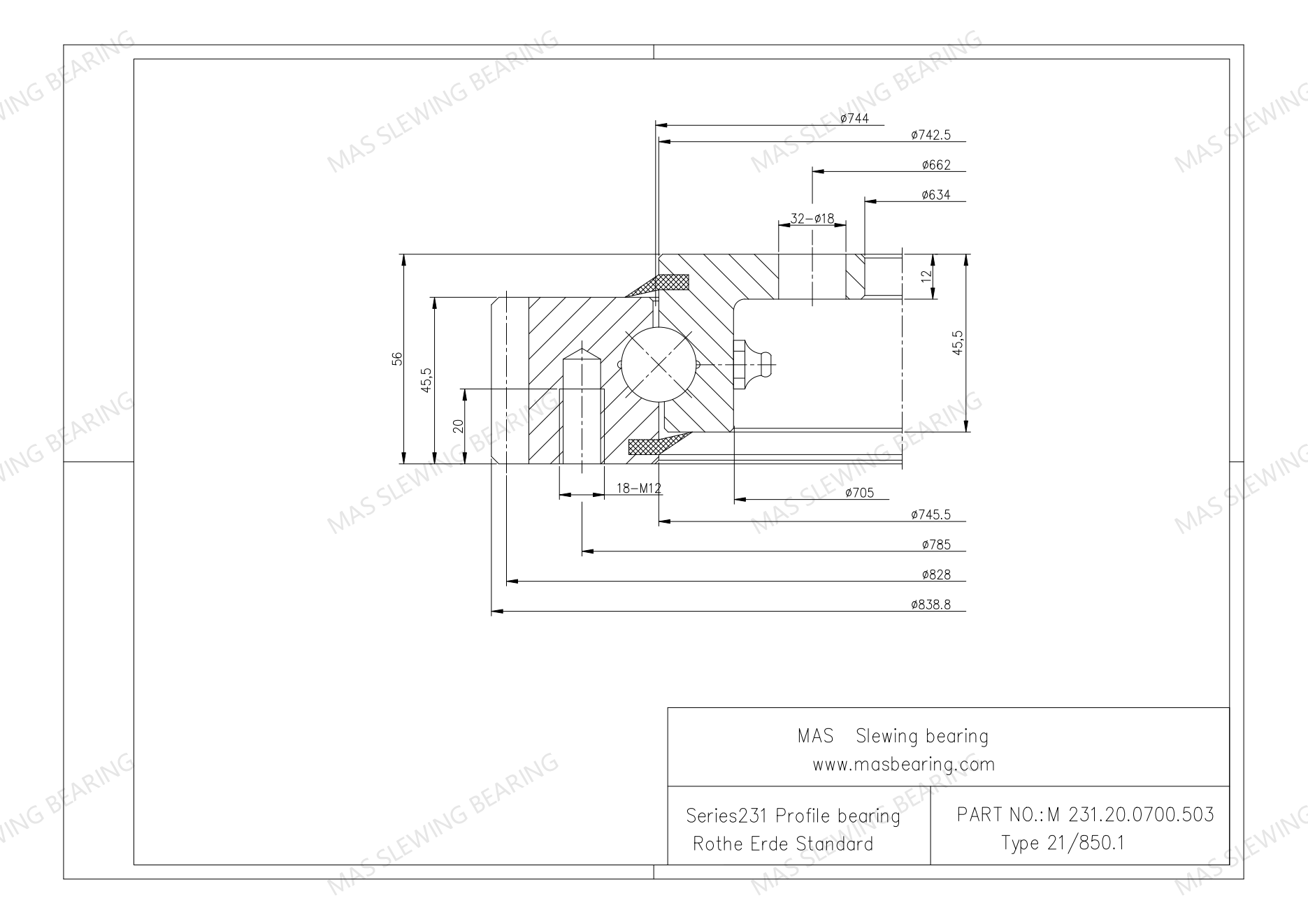 М 231.20.0700.503 Тип 21/850.1